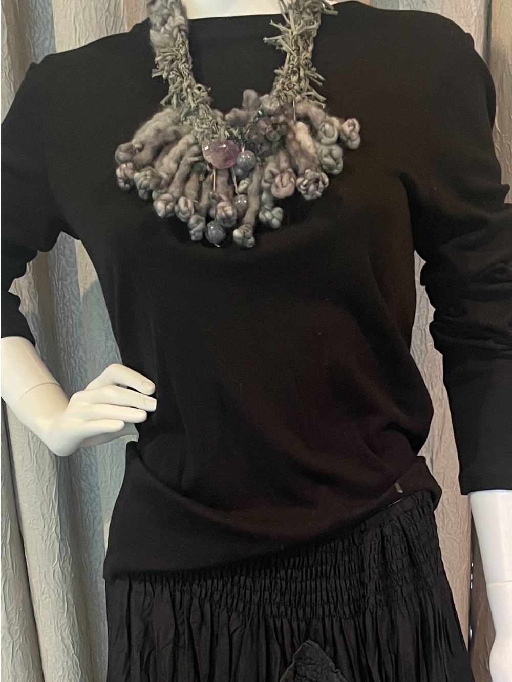 Tatiana Palnitska Art to Wear one of a kind necklace